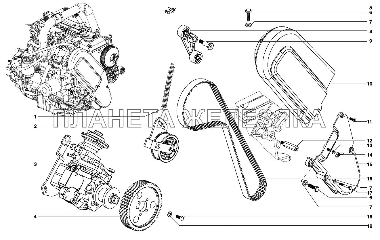 Насос топливный высокого давления УАЗ-31519